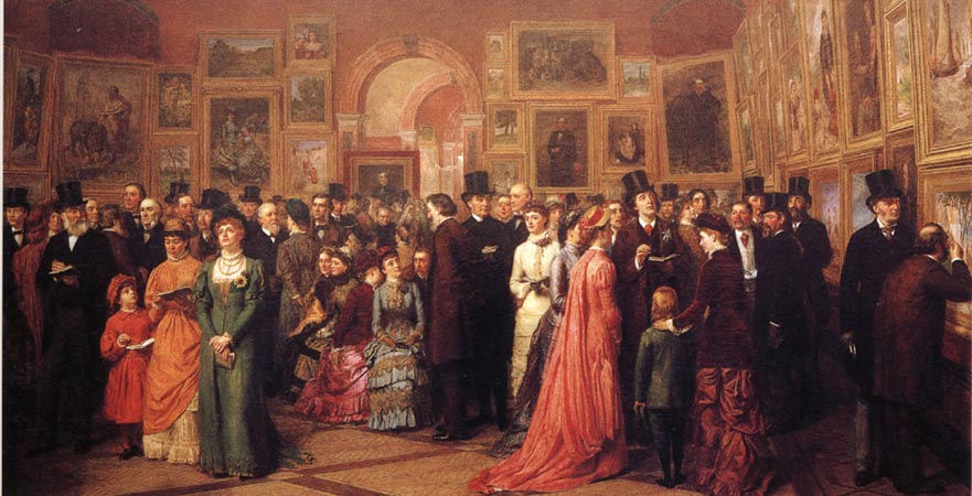 Private View of the Royal Academy 1881